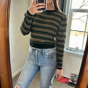 💙🧡Cozy stripped sweater💛💙